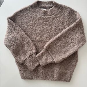 Frank and Oak wool boucle Women's CrewNeck Sweater